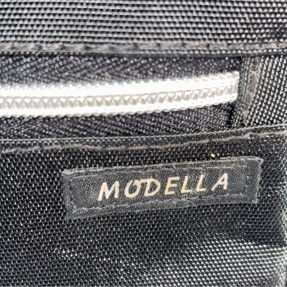 MODELLA Black Cosmetic Toiletry Travel Bag - Picture 3 of 15